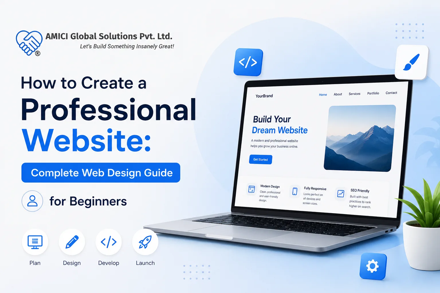How to Create a Professional Website: Complete Web Design Guide for Beginners